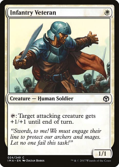 Infantry Veteran from Iconic Masters (Common)
