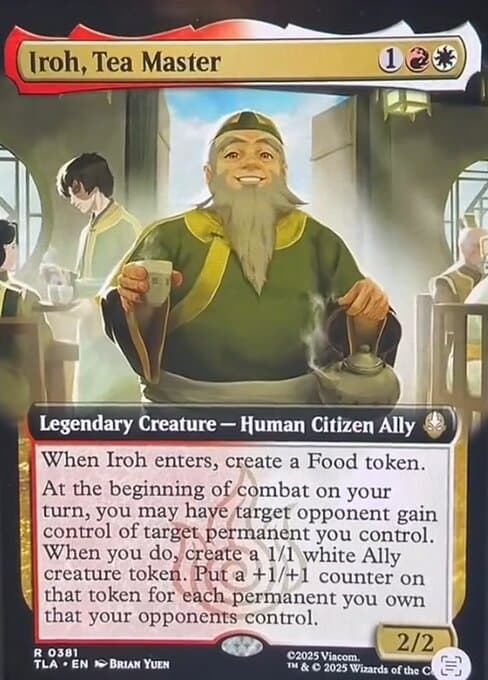 Iroh, Tea Master from Avatar: The Last Airbender (Rare)