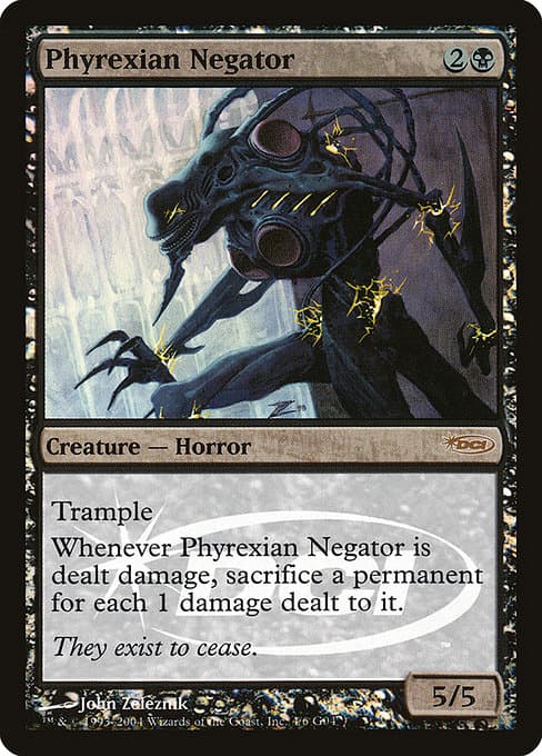 Phyrexian Negator from Judge Gift Cards 2004 (Rare)