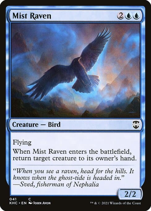 Mist Raven from Kaldheim Commander (Common)