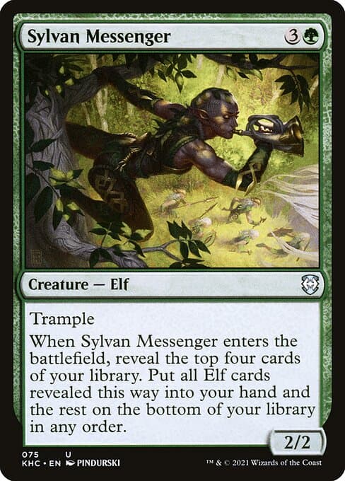 Sylvan Messenger from Kaldheim Commander (Uncommon)