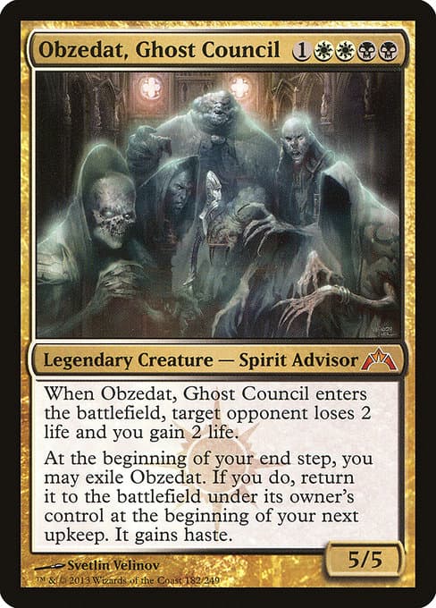 Obzedat, Ghost Council from Gatecrash (Mythic)