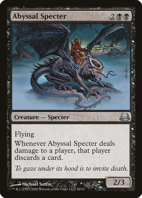 Abyssal Specter from Duel Decks: Divine vs. Demonic (Uncommon)