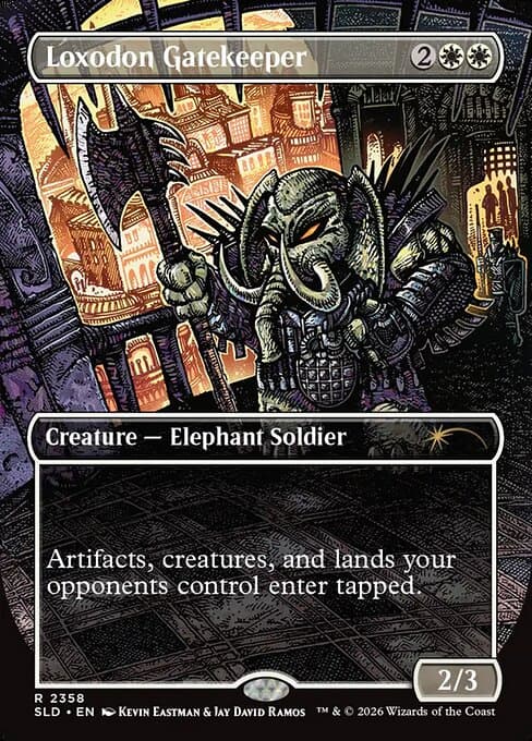 Loxodon Gatekeeper from Secret Lair Drop (Rare)