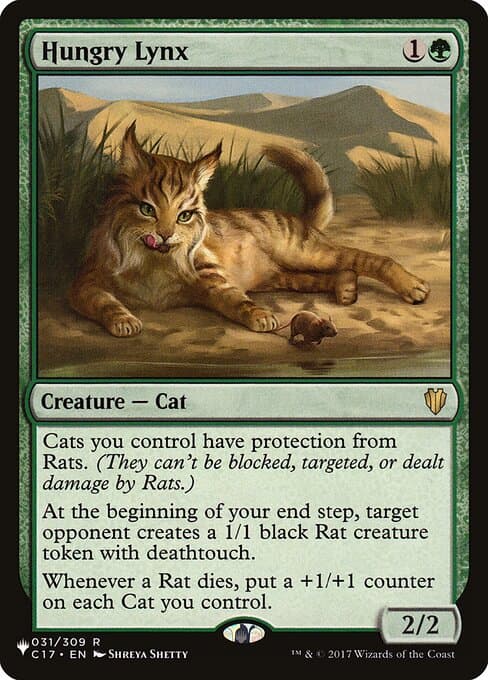Hungry Lynx from The List (Rare)