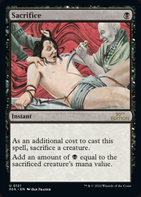 Sacrifice from 30th Anniversary Edition (Uncommon)