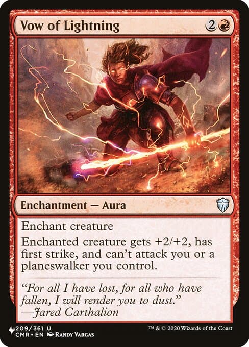 Vow of Lightning from The List (Uncommon)