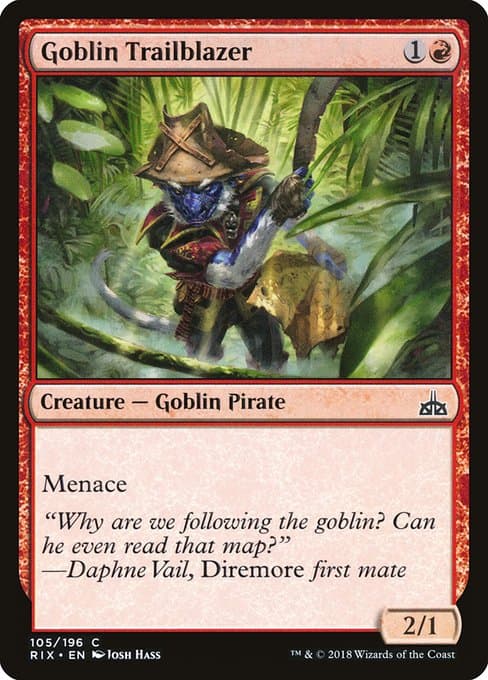 Goblin Trailblazer from Rivals of Ixalan (Common)