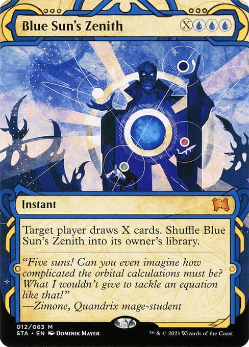 Blue Sun's Zenith from Strixhaven Mystical Archive (Mythic)