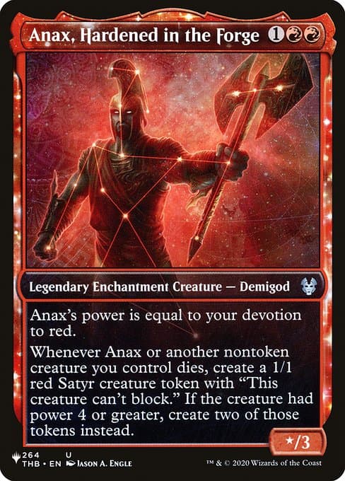 Anax, Hardened in the Forge from The List (Uncommon)