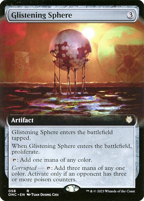 Glistening Sphere from Phyrexia: All Will Be One Commander (Rare)