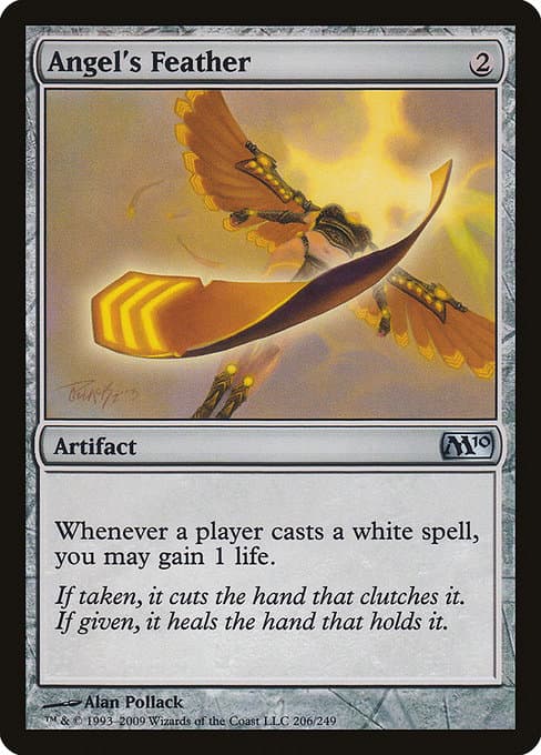 Angel's Feather from Magic 2010 (Uncommon)