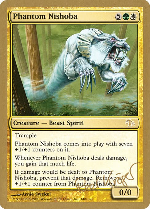 Phantom Nishoba from World Championship Decks 2003 (Rare)