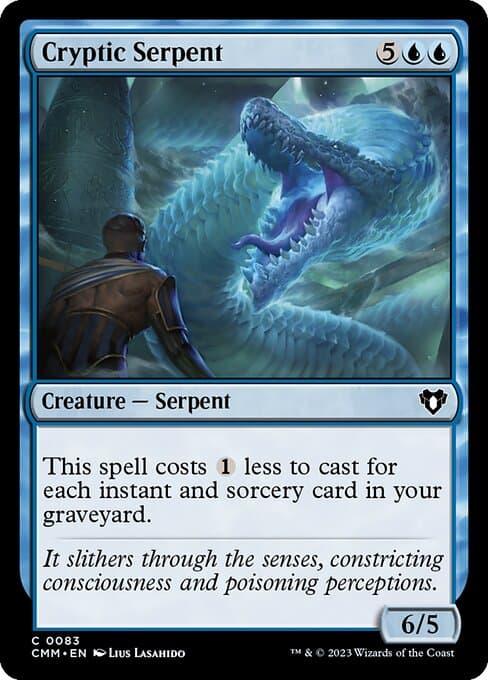 Cryptic Serpent from Commander Masters (Common)