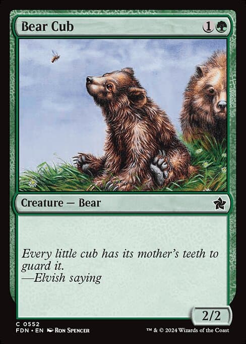 Bear Cub from Foundations (Common)