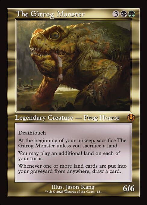 The Gitrog Monster from Innistrad Remastered (Mythic)