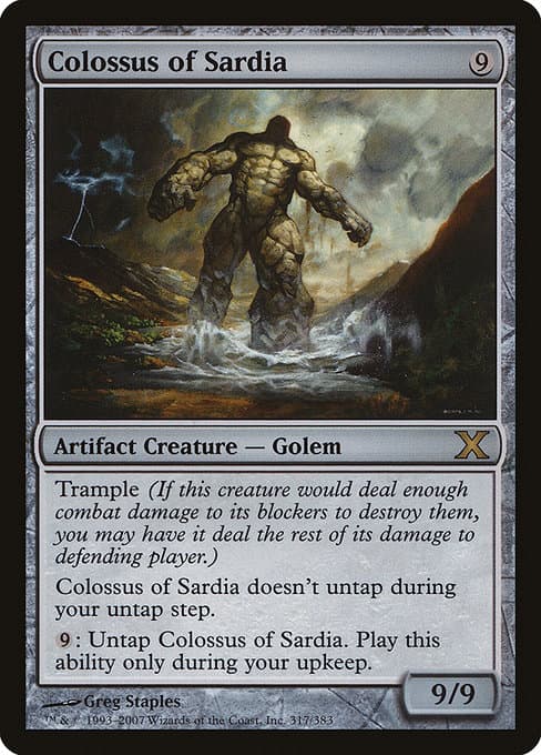 Colossus of Sardia from Tenth Edition (Rare)