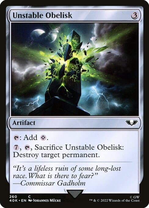 Unstable Obelisk from Warhammer 40,000 Commander (Common)
