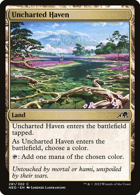 Uncharted Haven from Kamigawa: Neon Dynasty (Common)