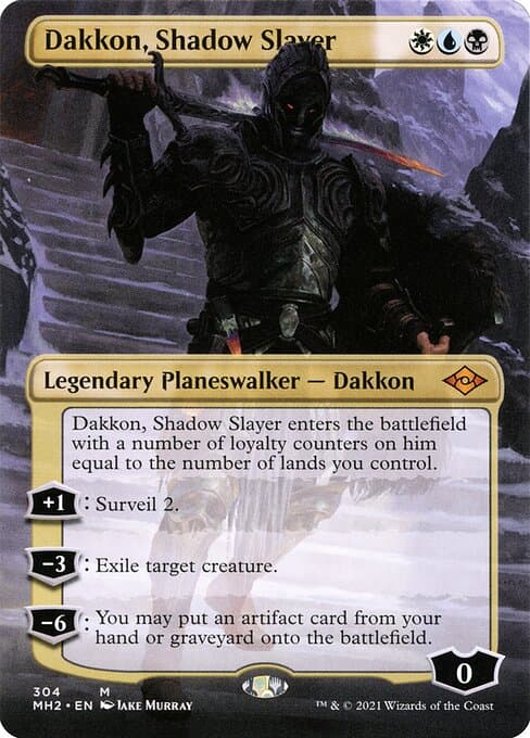 Dakkon, Shadow Slayer from Modern Horizons 2 (Mythic)