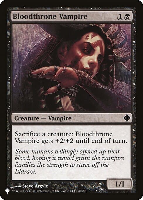 Bloodthrone Vampire from The List (Common)