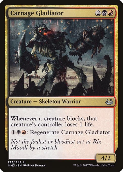 Carnage Gladiator from Modern Masters 2017 (Uncommon)