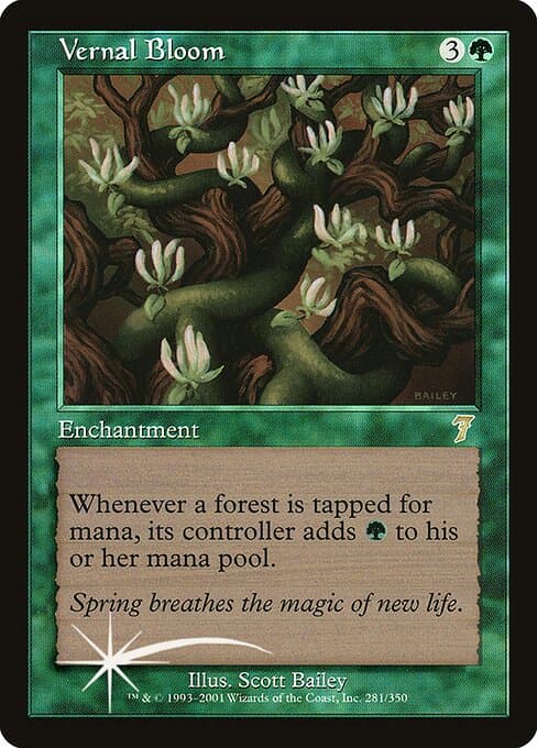 Vernal Bloom from Seventh Edition (Rare)