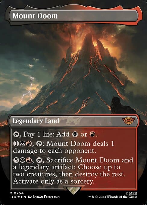 Mount Doom from The Lord of the Rings: Tales of Middle-earth (Mythic)
