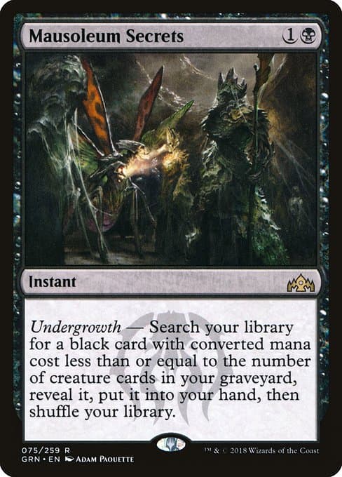 Mausoleum Secrets from Guilds of Ravnica (Rare)