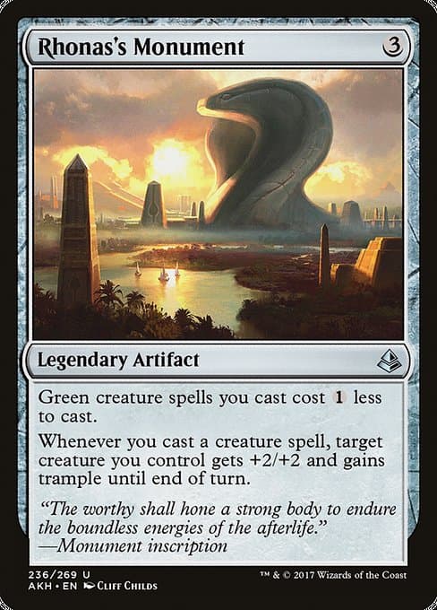 Rhonas's Monument from Amonkhet (Uncommon)