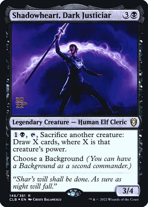 Shadowheart, Dark Justiciar from Battle for Baldur's Gate Promos (Rare)
