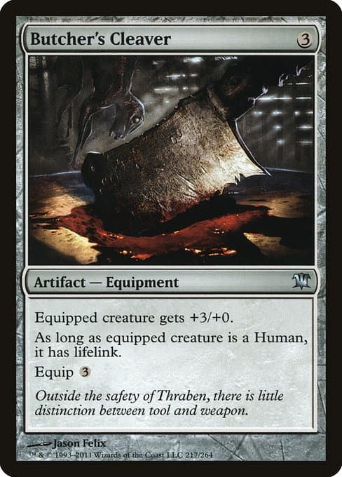 Butcher's Cleaver from Innistrad (Uncommon)