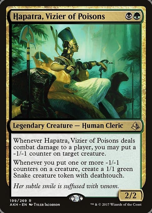 Hapatra, Vizier of Poisons from Amonkhet (Rare)