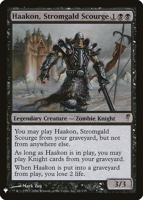 Haakon, Stromgald Scourge from The List (Rare)