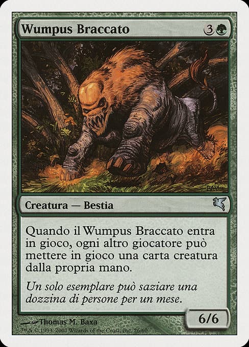 Hunted Wumpus from Salvat 2005 (Uncommon)