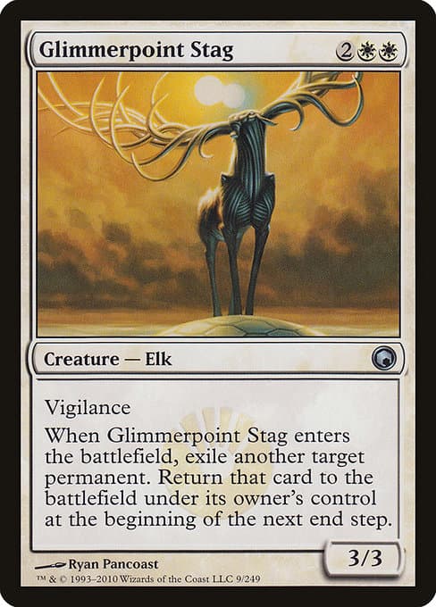 Glimmerpoint Stag from Scars of Mirrodin (Uncommon)