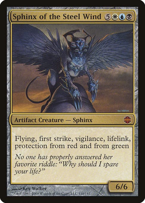Sphinx of the Steel Wind from Alara Reborn (Mythic)