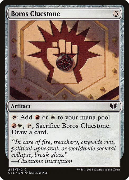 Boros Cluestone from Commander 2015 (Common)