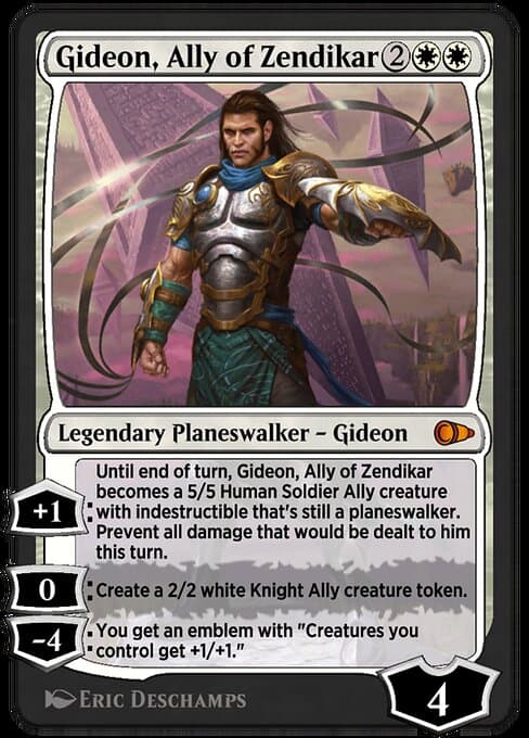 Gideon, Ally of Zendikar from Pioneer Masters (Mythic)