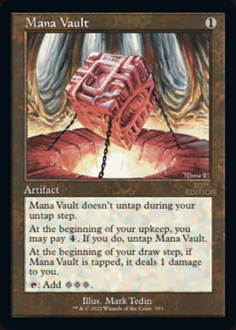 Mana Vault from 30th Anniversary Edition (Rare)