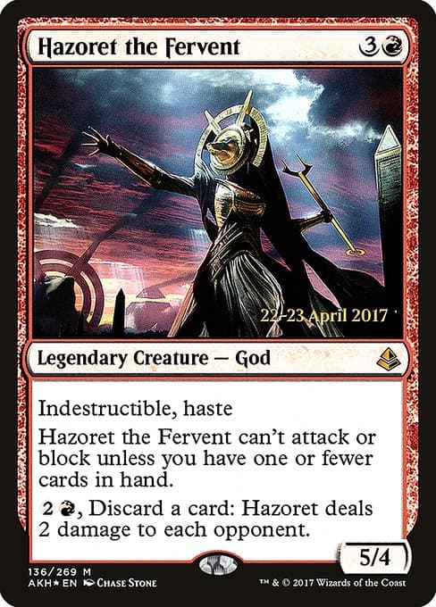Hazoret the Fervent from Amonkhet Promos (Mythic)
