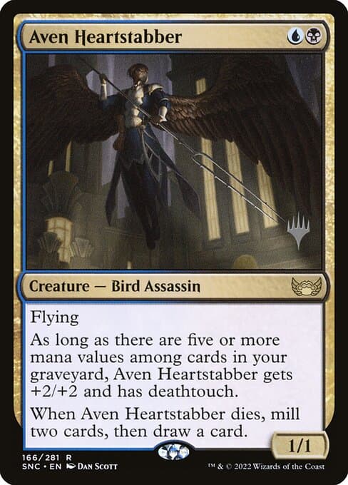 Aven Heartstabber from Streets of New Capenna Promos (Rare)