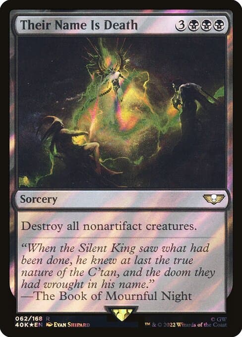 Their Name Is Death from Warhammer 40,000 Commander (Rare)