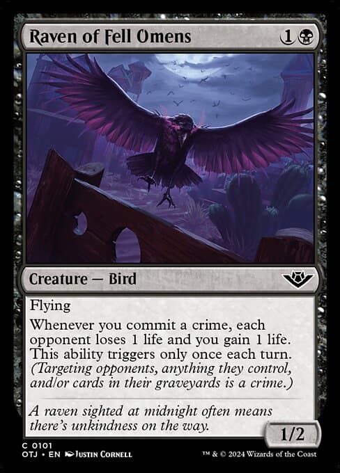 Raven of Fell Omens (Common)