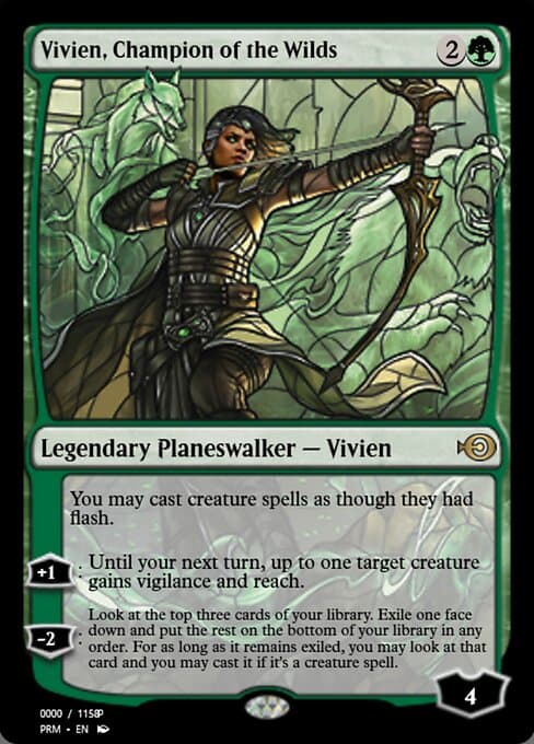 Vivien, Champion of the Wilds from Magic Online Promos (Rare)