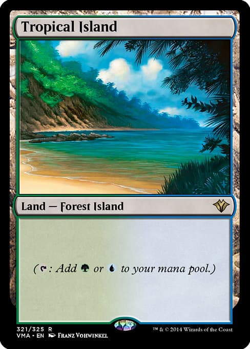 Tropical Island from Vintage Masters (Rare)