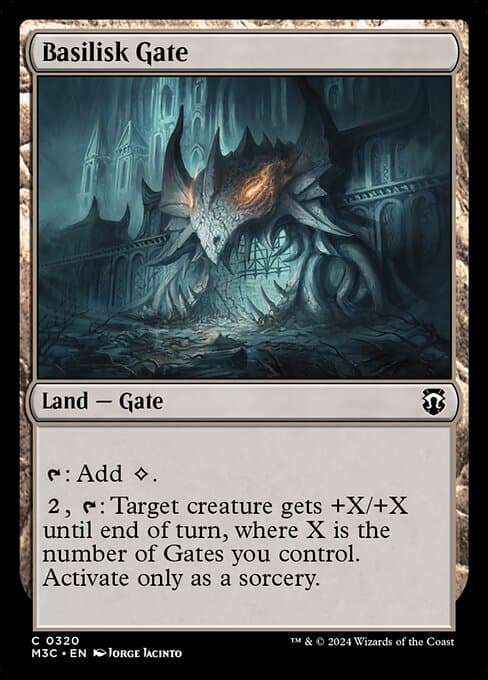 Basilisk Gate from Modern Horizons 3 Commander (Common)