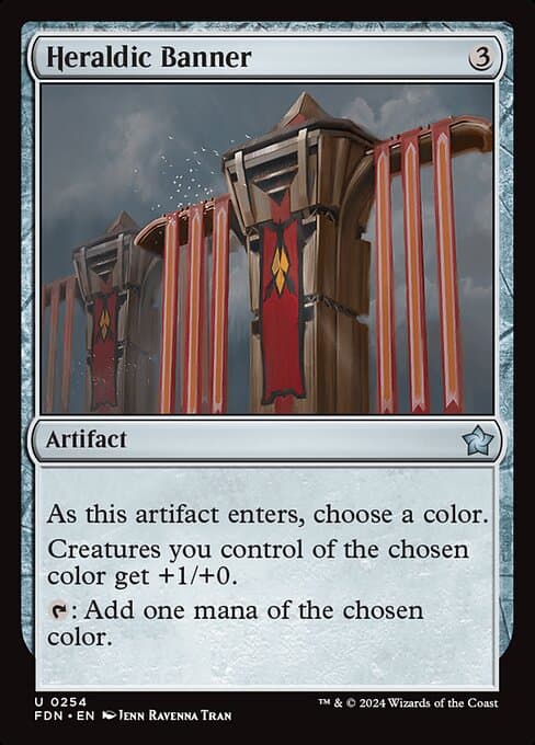 Heraldic Banner from Foundations (Uncommon)