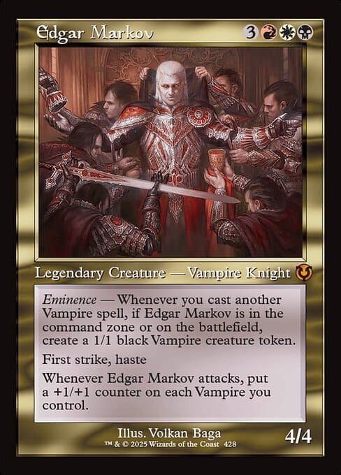Edgar Markov from Innistrad Remastered (Mythic)