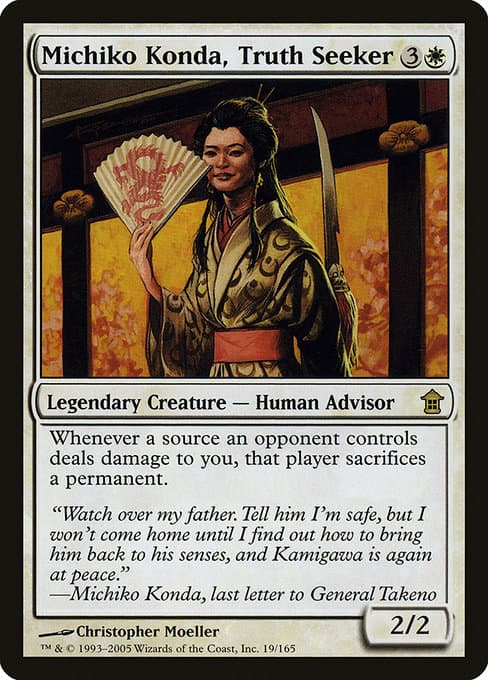 Michiko Konda, Truth Seeker from Saviors of Kamigawa (Rare)